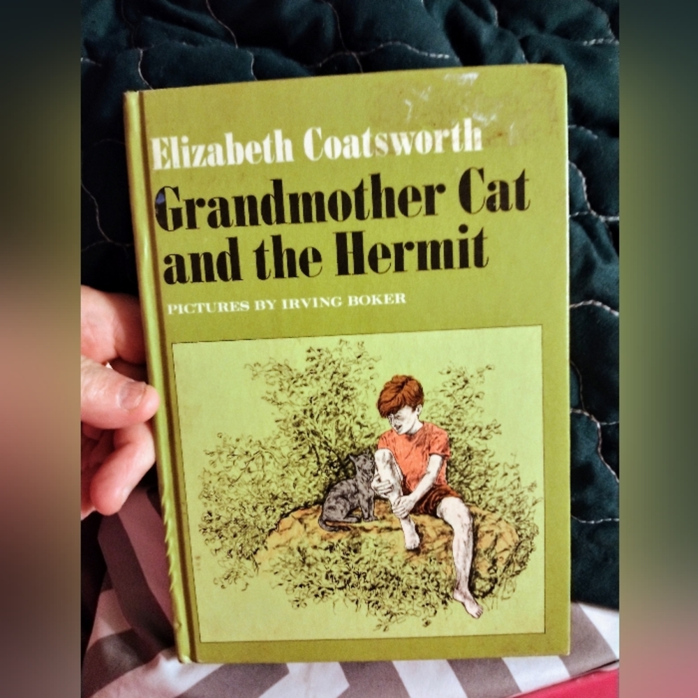 Vintage 1970 Boom Grandmother Cat & the Hermit